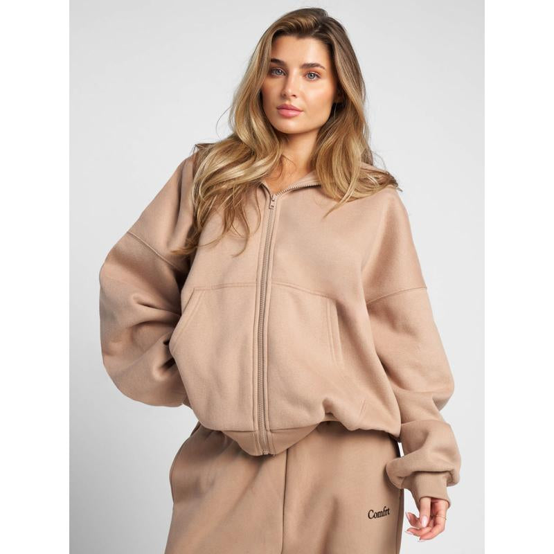 Experience Ultimate Comfort with the Comfrt Cloud Zip Oversized Hoodie