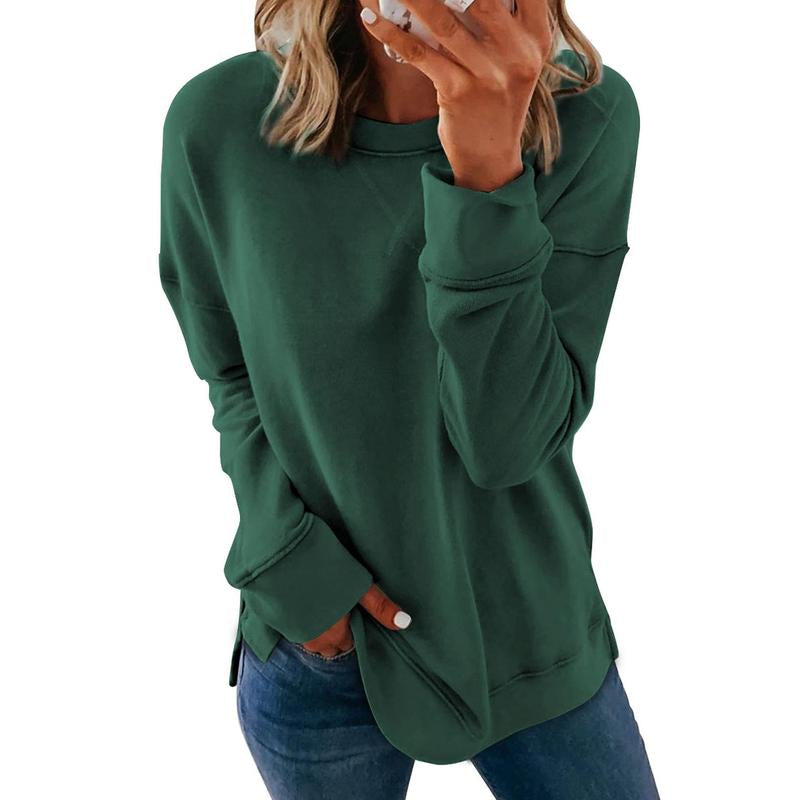 Loose Long Sleeve Pullover Top