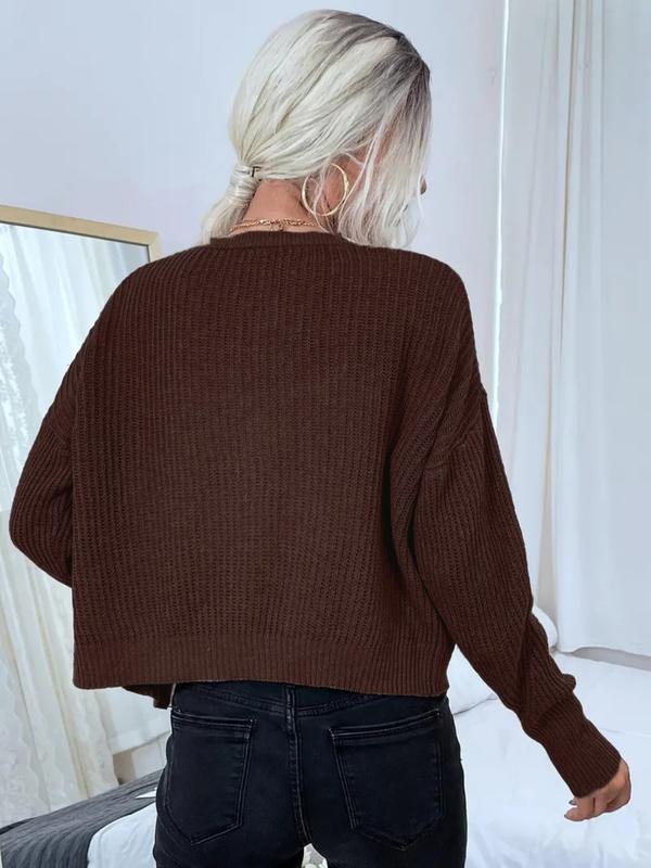 Drop Shoulder Cardigan