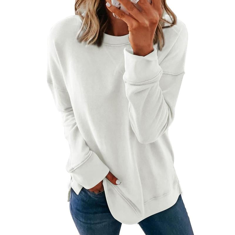 Loose Long Sleeve Pullover Top