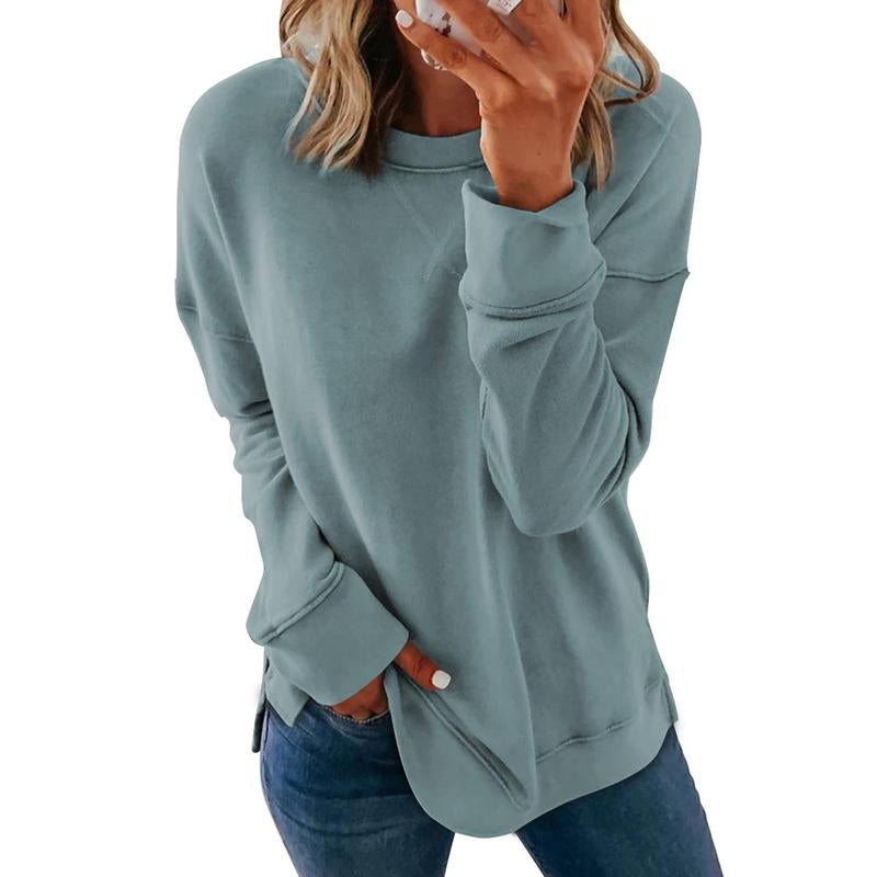 Loose Long Sleeve Pullover Top