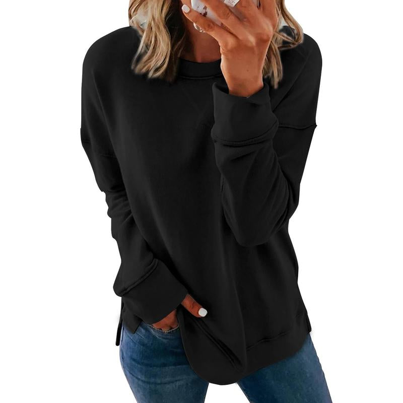 Loose Long Sleeve Pullover Top