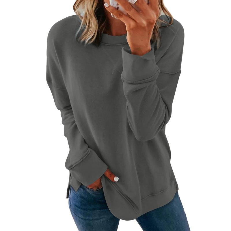 Loose Long Sleeve Pullover Top