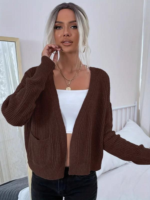 Drop Shoulder Cardigan