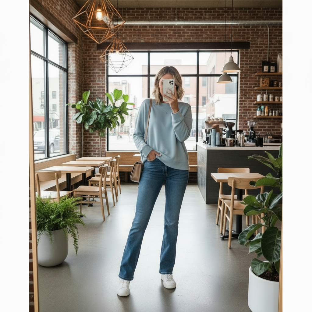 Loose Long Sleeve Pullover Top