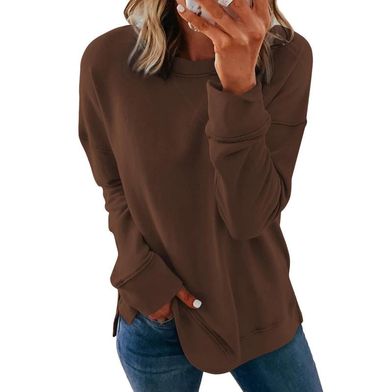 Loose Long Sleeve Pullover Top