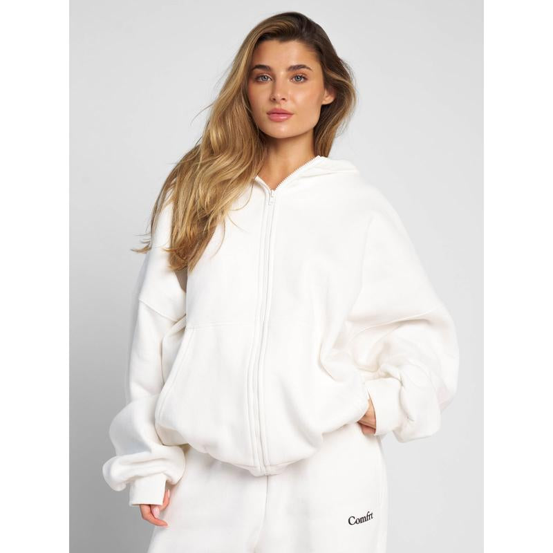 Experience Ultimate Comfort with the Comfrt Cloud Zip Oversized Hoodie