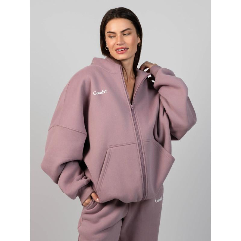 Experience Ultimate Comfort with the Comfrt Cloud Zip Oversized Hoodie
