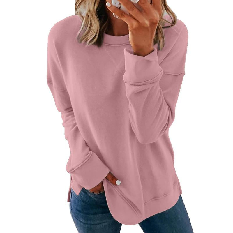 Loose Long Sleeve Pullover Top